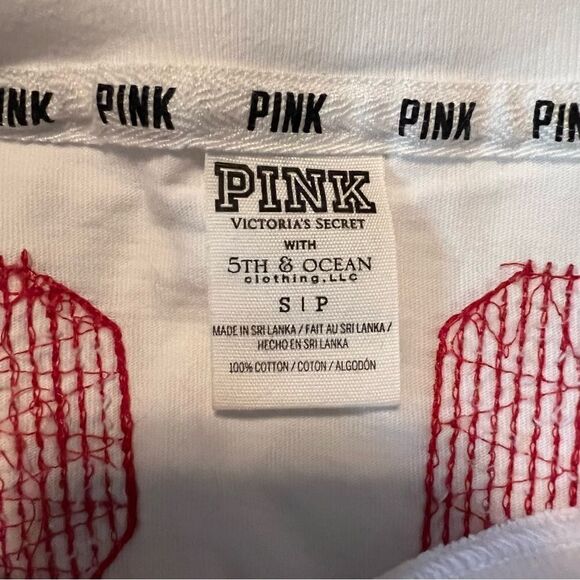 Victoria’s Secret pink Boston red sock sequin shirt - Picture 6 of 10